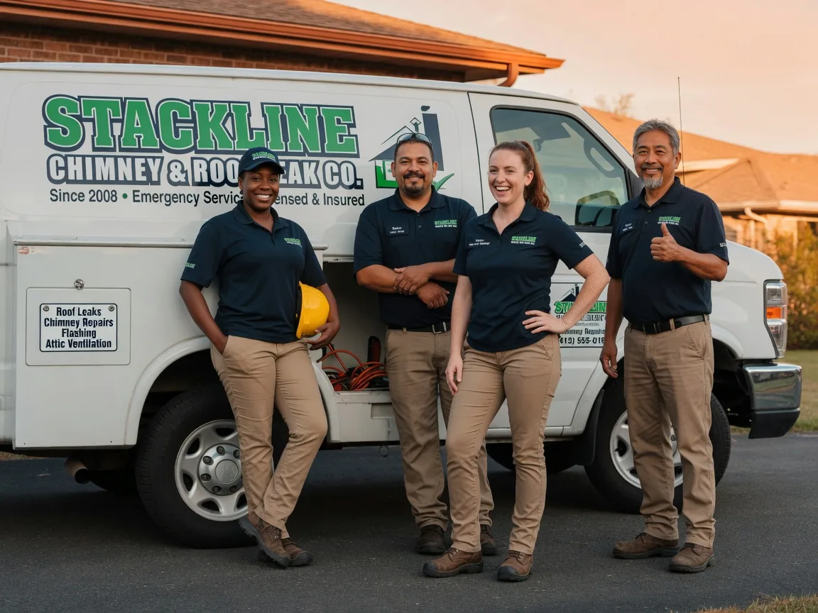 Chimney flashing repair company in Edison, NE